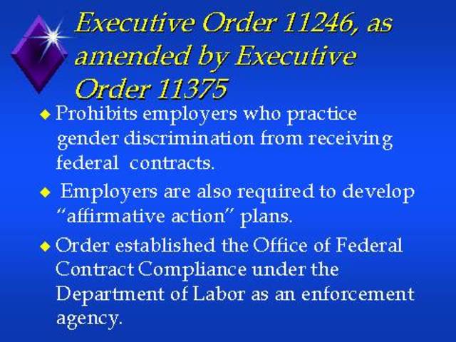 Executive Order 11375