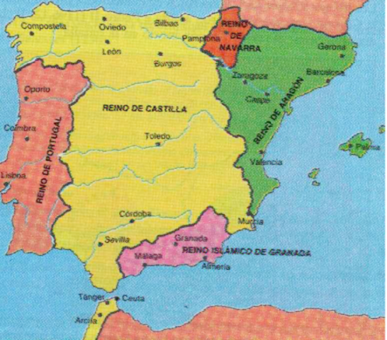 Corona de Castilla estendida