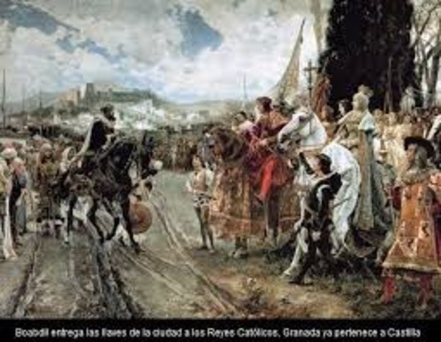 LOS REYES CATÓLICOS TOMAN GRANADA