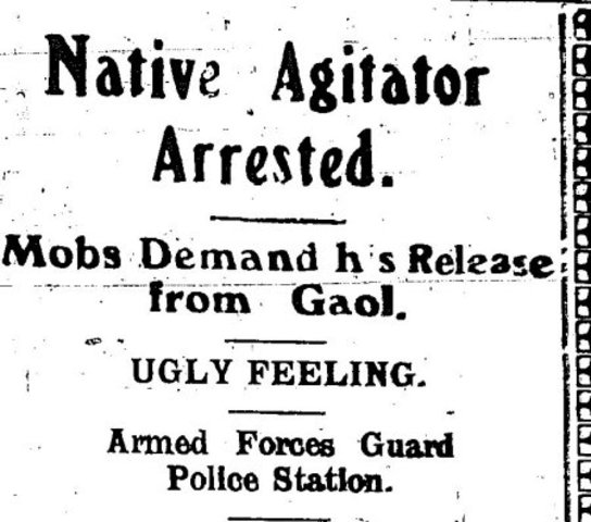 The protest for Thuku