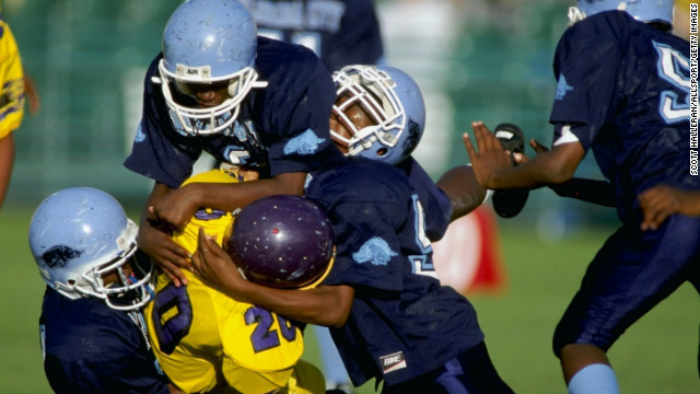 First time ever playing football