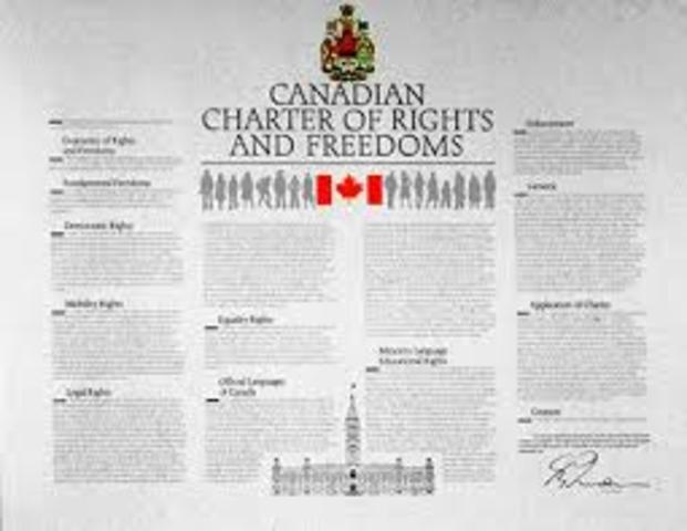 Canadian consitution act part one: rights and freedoms