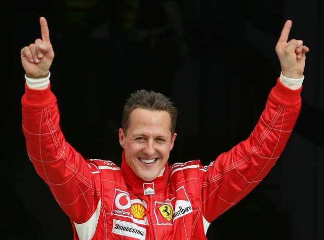 micheal schumacher breaks world championship wins with 7 world championships