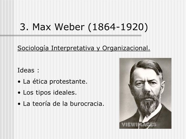 teoria organizacional(max weber)