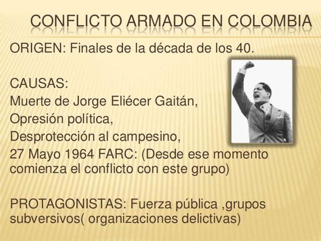 EL CONFLICTO DONDE COMENZO?