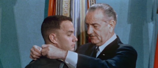 Forrest recieves Medal of Honor and meets Pres. LBJ