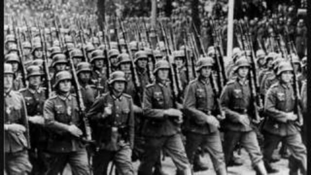 Hitlers military build up in Germany