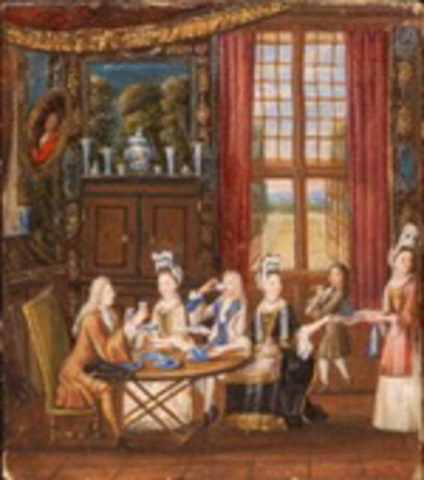 Tea was first sold in England