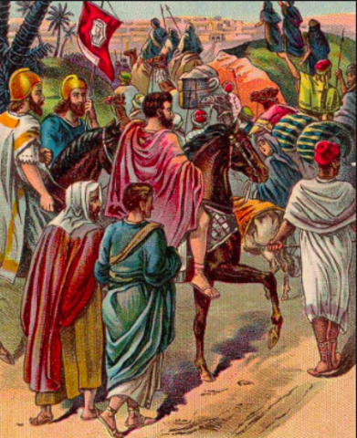 people return to Jerusalem  Ezra 8:15