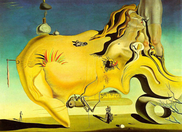 Creación de la obra "El Gran Masturbador" de Salvador Dalí