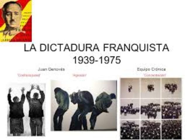 Inicio de la dictadura franquista
