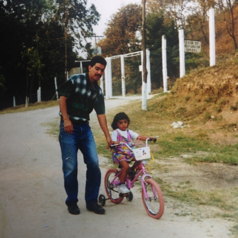 Aprendí a andar en bicileta