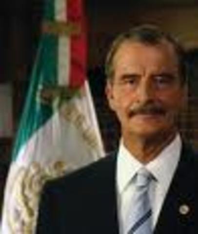 Vicente Fox Quesada Is Elected President Of Mexico