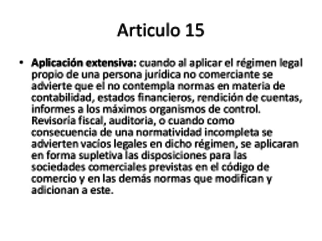 Ley 165 de 2007