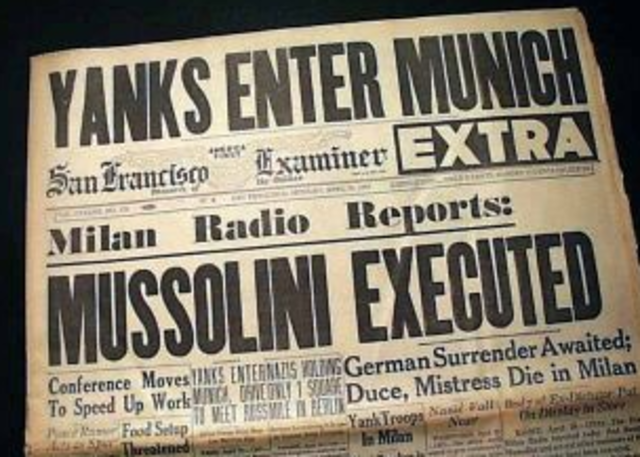 Mussolini Is Killed
