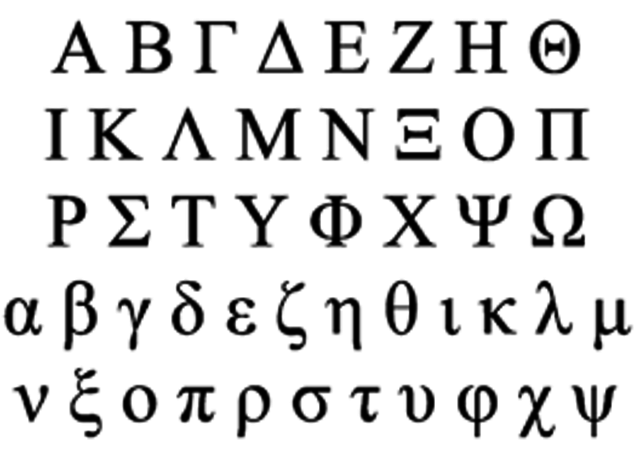 Alfabeto Griego
