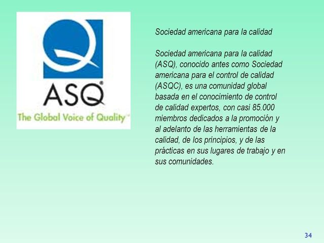 Cronología de calidad