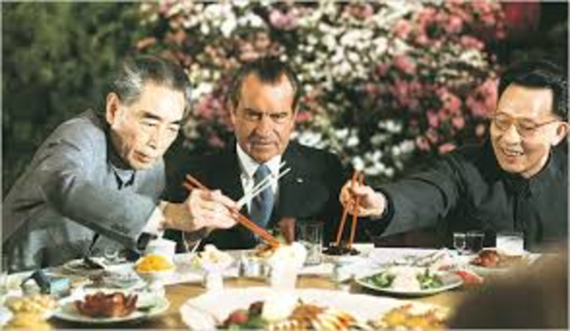 Nixon visits China