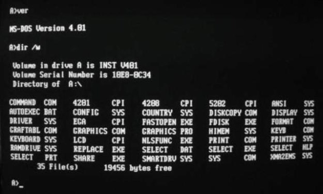 MS-DOS 1988