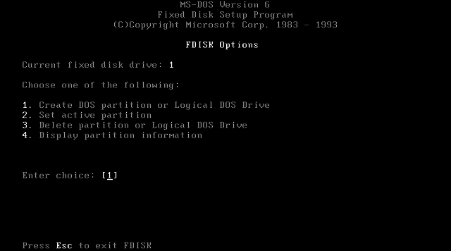 MS-DOS 1994
