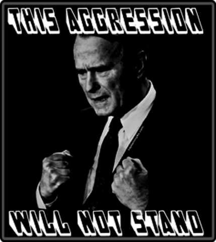 Bush Declares "Will Not Stand"