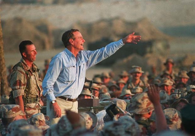 Bush Doubles Troops In Saudi Arabia