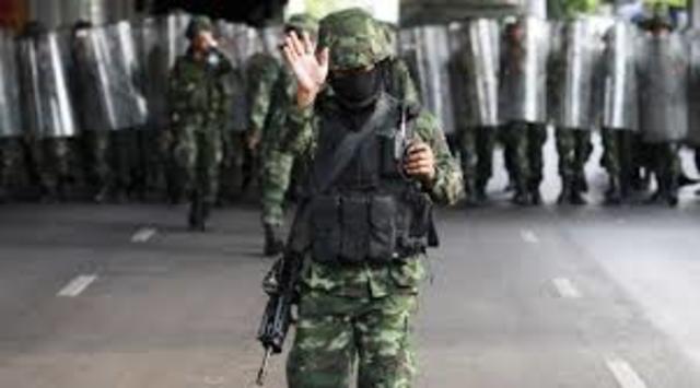 Thai amry seized power