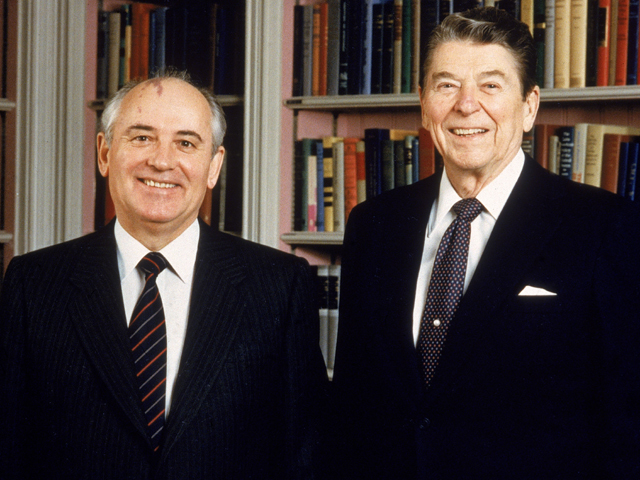 Reagan and Gorbachev meet