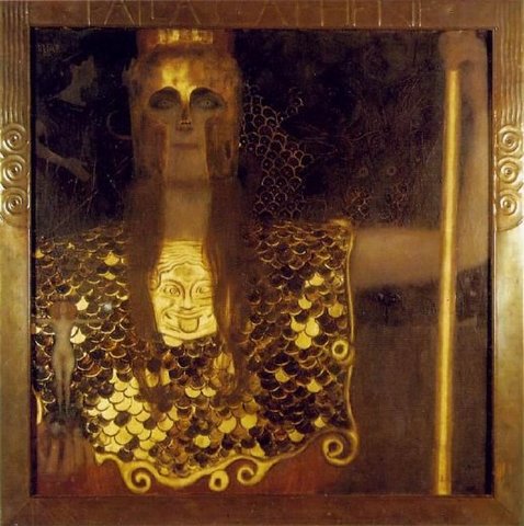 Palas Atenea, Gustav Klimt