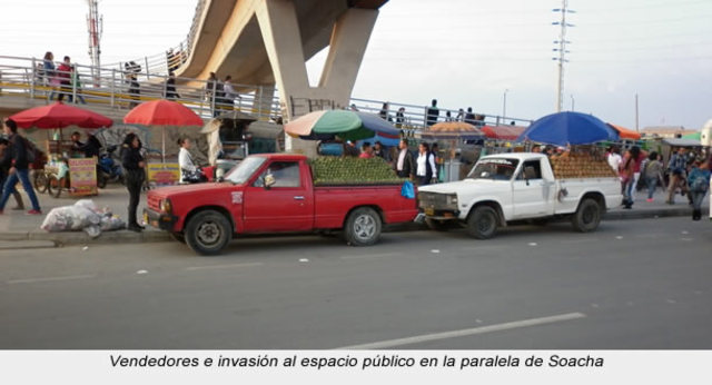 Incremento de invasión del espacio público