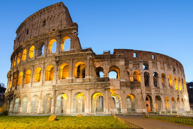 Roman Colosseum is built (80 BCE)