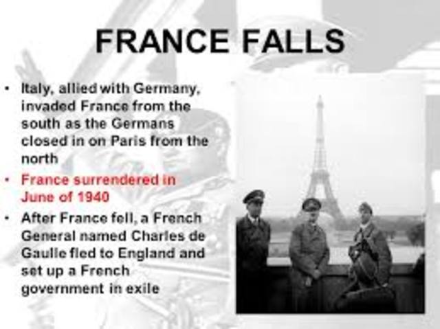 Germany and Italy's invasion of France