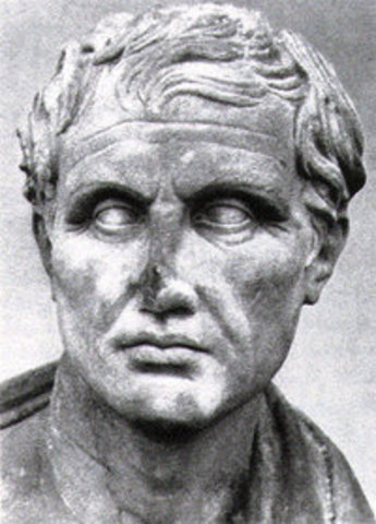 The poet Virgil dies before finishing his epic poem The Aeneid.