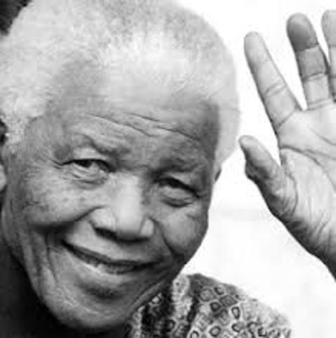 Elección de Nelson Mandela como Presidente de Sudáfrica