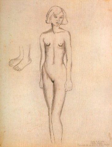 Estudio: Desnudo de "Mi prima Ady Weber"