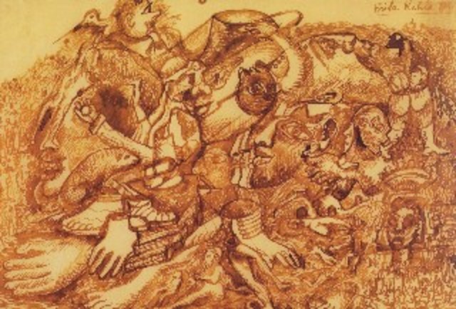 Sin título dibujo con tema cataclismico