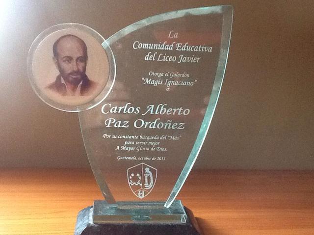 Gané el premio a la excelencia ignaciana