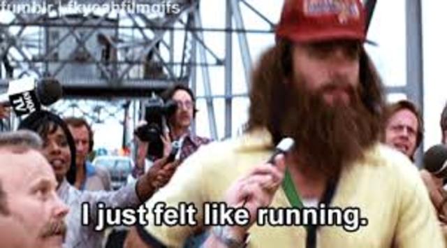 Forrest started running