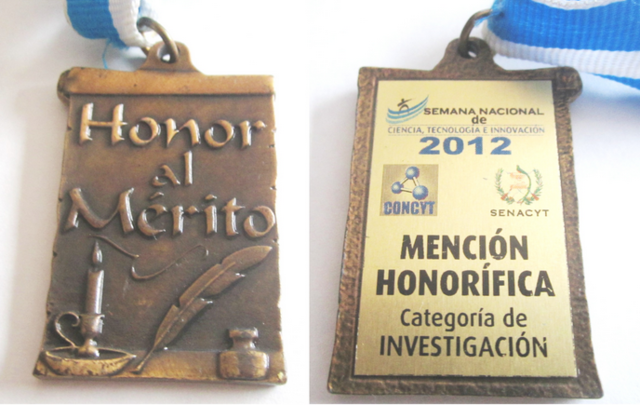 Mención Honorifica por CONCYT (Proyecto Efecto Cascada)