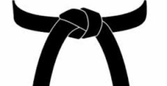 Gano mi cinta negra en karate