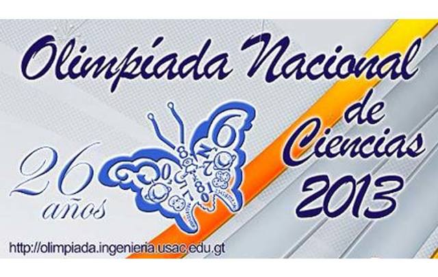 Participación en la Olimpiada Nacional de las Ciencias de la USAC