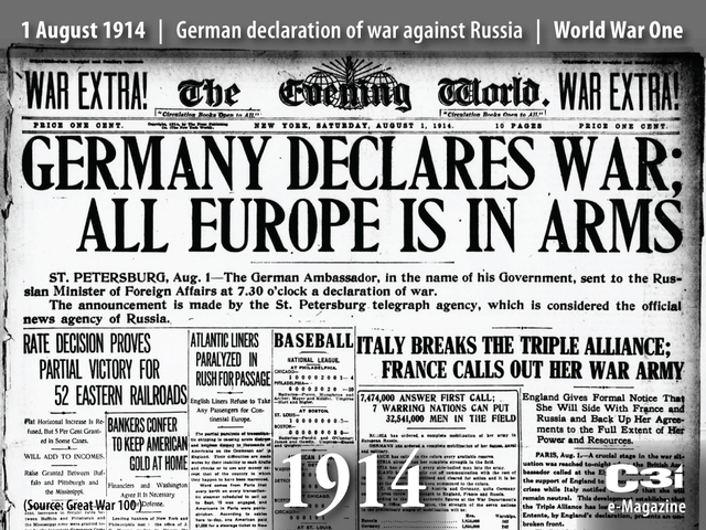 Germany declared war.