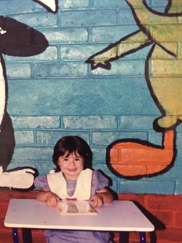 Mi primer día de colegio.