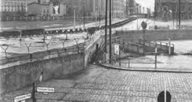 Berlin Wall Erected