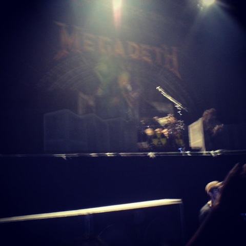 Fui al concierto de Megadeth