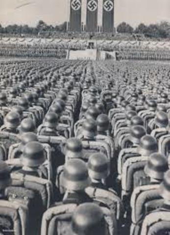 Hitler's military build-up in Germany