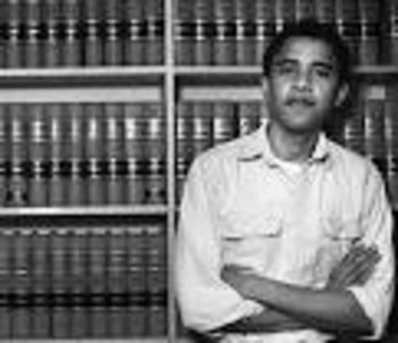 1988: Enters Harvard Law School; graduates in 1991.