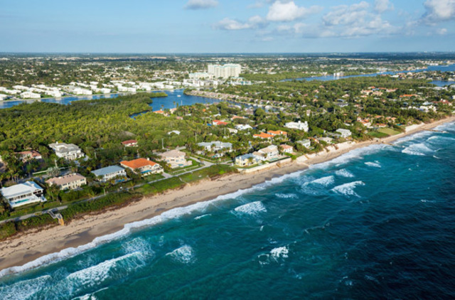 Siting the  Palm Beaches