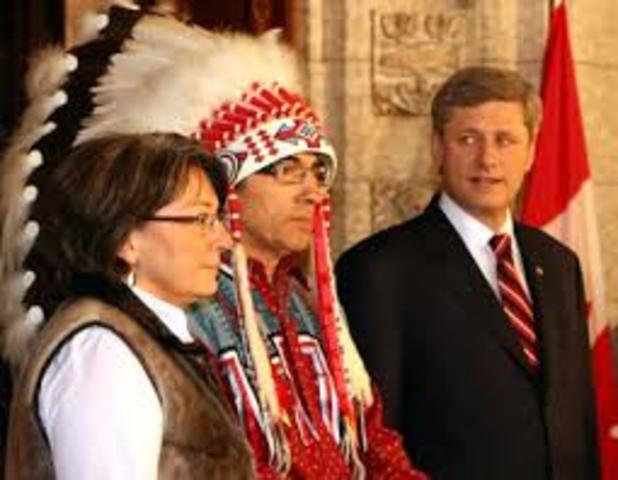 prime Minister Stephen Harper  apology for the abuse suffered by aboriginals