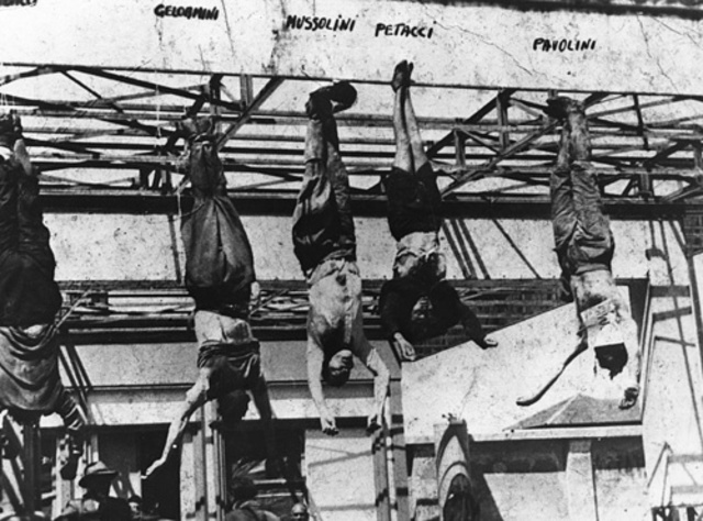 Mussolini dies.